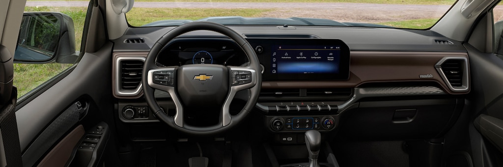 O interior da nova Chevrolet S10 2026 é repleta de conforto e tecnologia